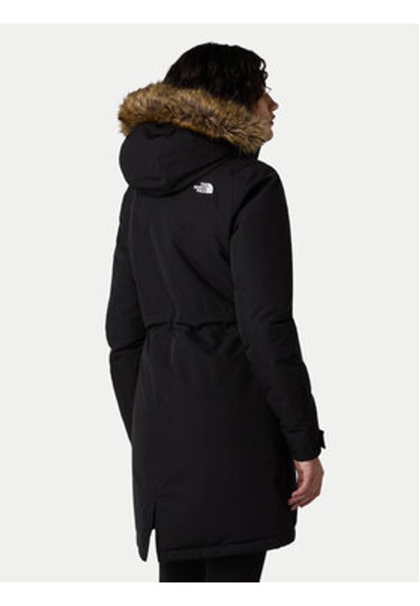 The North Face Parka Zaneck NF0A8DZN Czarny Regular Fit. Kolor: czarny. Materiał: syntetyk