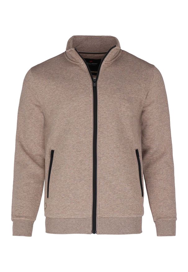 Volcano - Bluza męska B-LIPSO. Typ kołnierza: kołnierzyk stójkowy, bez kaptura. Materiał: materiał, dzianina. Styl: klasyczny