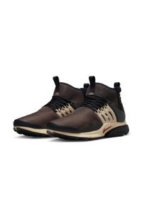 Buty do chodzenia męskie Nike Air Presto Mid Utility sportowe. Kolor: brązowy. Model: Nike Presto. Sport: turystyka piesza