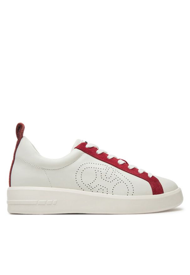 Coccinelle Sneakersy Coccinellemonogram E4 RWR 24 01 01 Écru. Materiał: skóra