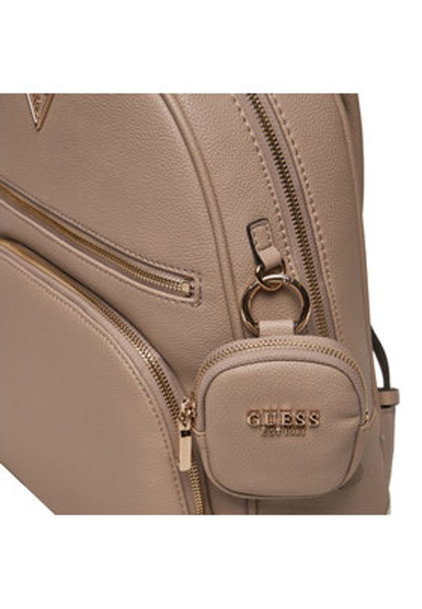 Guess Plecak Power Play (BG) HWBG90 06330 Beżowy. Kolor: beżowy. Materiał: skóra