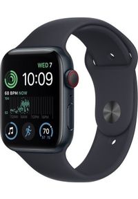 APPLE - Smartwatch Apple Watch SE 2022 GPS + Cellular 44mm Midnight Alu Sport Granatowy (MNPY3WB/A). Rodzaj zegarka: smartwatch. Kolor: niebieski. Styl: sportowy #1