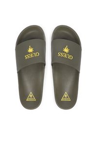 Guess Klapki F5GZ05 BB00F Zielony ciemny. Kolor: zielony. Materiał: syntetyk #4