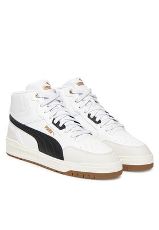 Puma Sneakersy Shuffle Downtown Mid 402598 05 Biały. Kolor: biały. Materiał: skóra