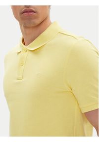 Mustang Polo Palco 1016503 Żółty Regular Fit. Typ kołnierza: polo. Kolor: żółty. Materiał: bawełna #4