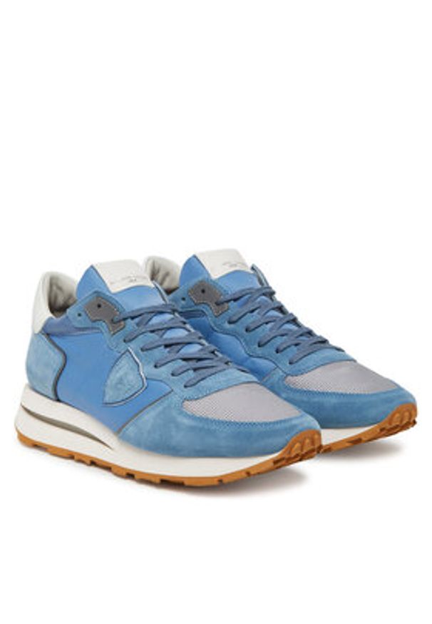 Philippe Model Sneakersy A009555 TKLU W020 Niebieski. Kolor: niebieski. Materiał: materiał