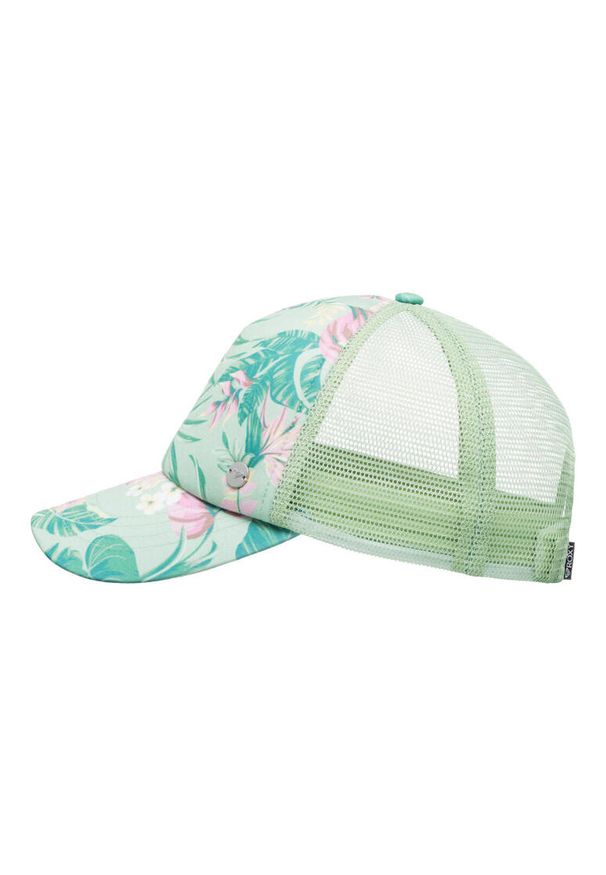 Roxy - Czapka Trucker dla Kobiety INTO THE SUN Zielony. Kolor: zielony. Materiał: poliester, materiał. Wzór: gładki