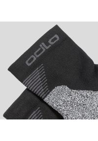 Skarpetki do biegania dla dorosłych Odlo Ceramicool QUARTER. Kolor: wielokolorowy, szary, czarny. Sport: bieganie #2