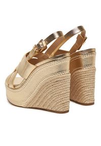 MICHAEL Michael Kors Espadryle Nora 40S5NOHS2M Złoty. Kolor: złoty. Materiał: skóra