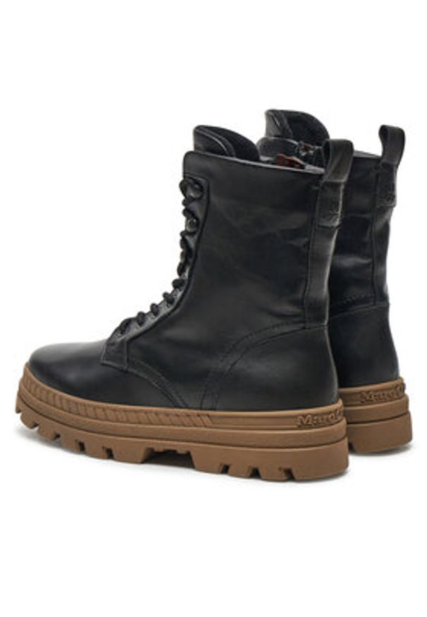 Marc O'Polo Botki 409 16956301 100 Czarny. Kolor: czarny. Materiał: skóra