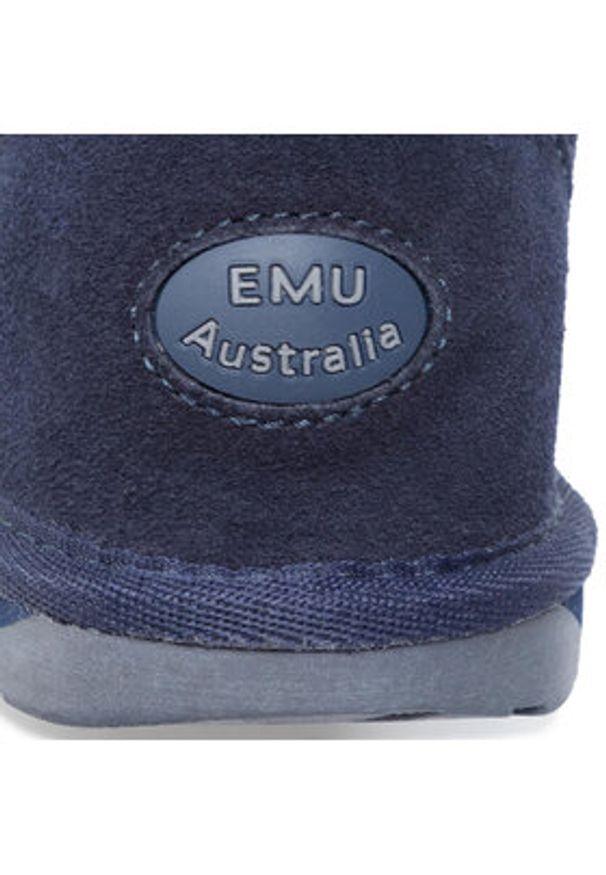 EMU Australia Śniegowce Wallaby Mini K10103 Granatowy. Kolor: niebieski. Materiał: skóra, zamsz