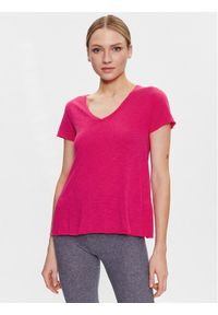 AMERICAN VINTAGE - American Vintage T-Shirt Jacksonville JAC51VE23 Różowy Regular Fit. Kolor: różowy. Materiał: wiskoza. Styl: vintage