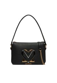 Love Moschino - LOVE MOSCHINO Torebka JC4328PP0LKN0000 Czarny. Kolor: czarny. Materiał: skórzane