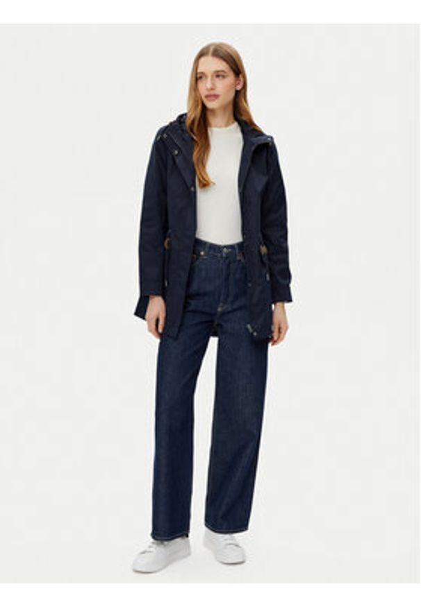 only - ONLY Parka Louise 15312869 Granatowy Regular Fit. Kolor: niebieski. Materiał: syntetyk