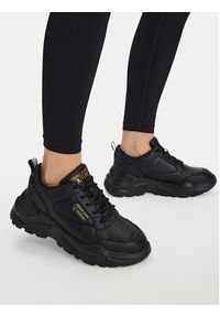 Versace Jeans Couture Sneakersy 80VA3SC2 ZPB71 899 Czarny. Kolor: czarny. Materiał: skóra #7