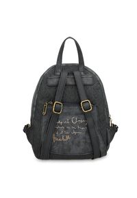 Brązowy Stylowy Damski Plecak Anekke. Kolor: brązowy. Wzór: haft. Styl: elegancki #3