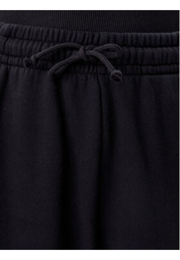 Tommy Jeans Spodnie dresowe Script DW0DW20670 Czarny Relaxed Fit. Kolor: czarny. Materiał: bawełna