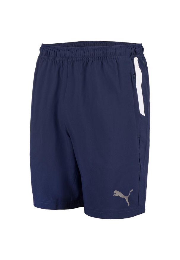 Puma - Sportowe spodenki treningowe DryCELL PUMA teamLIGA Sideline Shorts. Kolor: niebieski, wielokolorowy, biały. Sport: piłka nożna