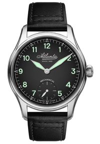Atlantic - Zegarek Męski ATLANTIC Mechanical Manufacture Worldmaster 52952.41.63. Rodzaj zegarka: analogowe. Materiał: skóra. Styl: klasyczny #1