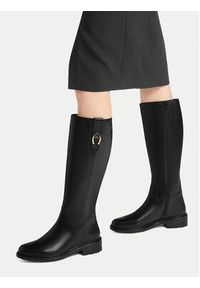 Geox Oficerki D Walk Pleasure D46TGD 00043 C9999 Czarny. Kolor: czarny. Materiał: skóra #8