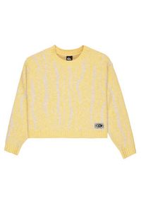 Quiksilver Sweter Selwyn EQWSW03031 Żółty Cropp Fit. Kolor: żółty. Materiał: syntetyk #4