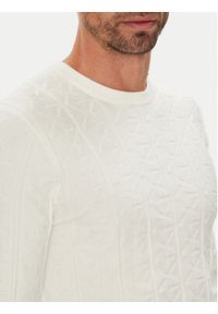Guess Sweter M5YR07 Z3FC2 Biały Regular Fit. Kolor: biały. Materiał: wiskoza #5