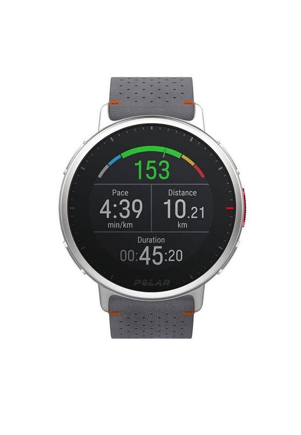 POLAR - Polar Smartwatch Vantage V2 M-L Fioletowy. Rodzaj zegarka: smartwatch. Kolor: szary. Materiał: polar