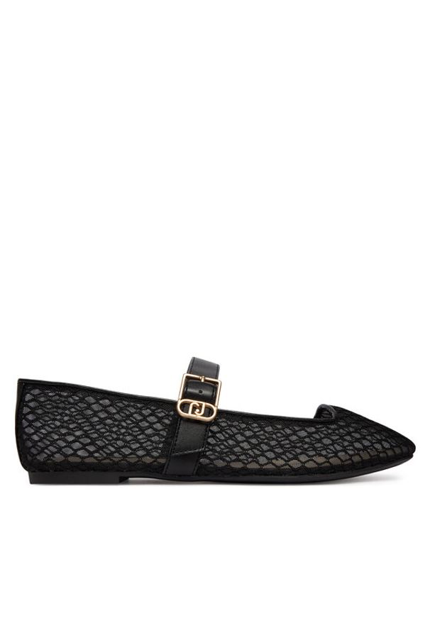 Liu Jo Baleriny Brigitte 15 SA6147 TX267 Czarny. Kolor: czarny. Materiał: skóra