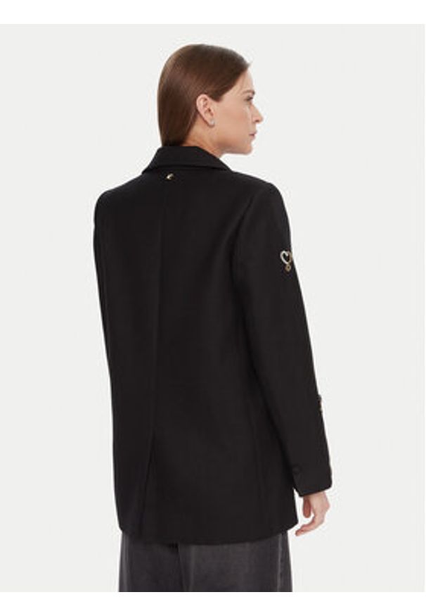 LOLA CASADEMUNT Marynarka LF2502014 Czarny Regular Fit. Kolor: czarny. Materiał: syntetyk