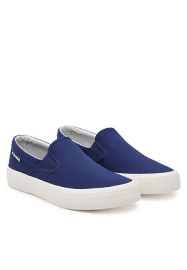 Tommy Jeans Tenisówki Slip On Canvas Color EM0EM01544 Granatowy. Zapięcie: bez zapięcia. Kolor: niebieski. Materiał: materiał