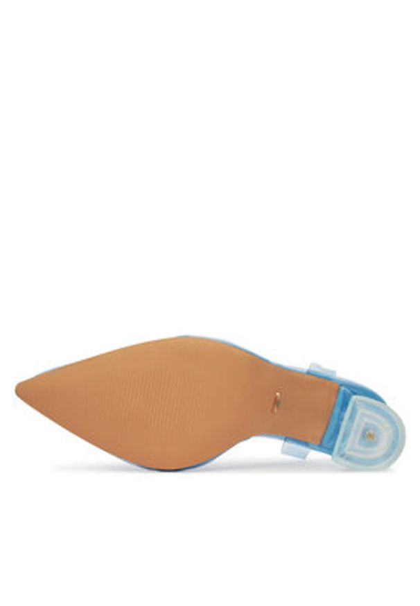 DeeZee Sandały ZALHT-02 BLUE PU Niebieski. Kolor: niebieski