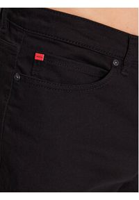 Hugo Szorty jeansowe 50489821 Czarny Tapered Fit. Kolor: czarny. Materiał: jeans