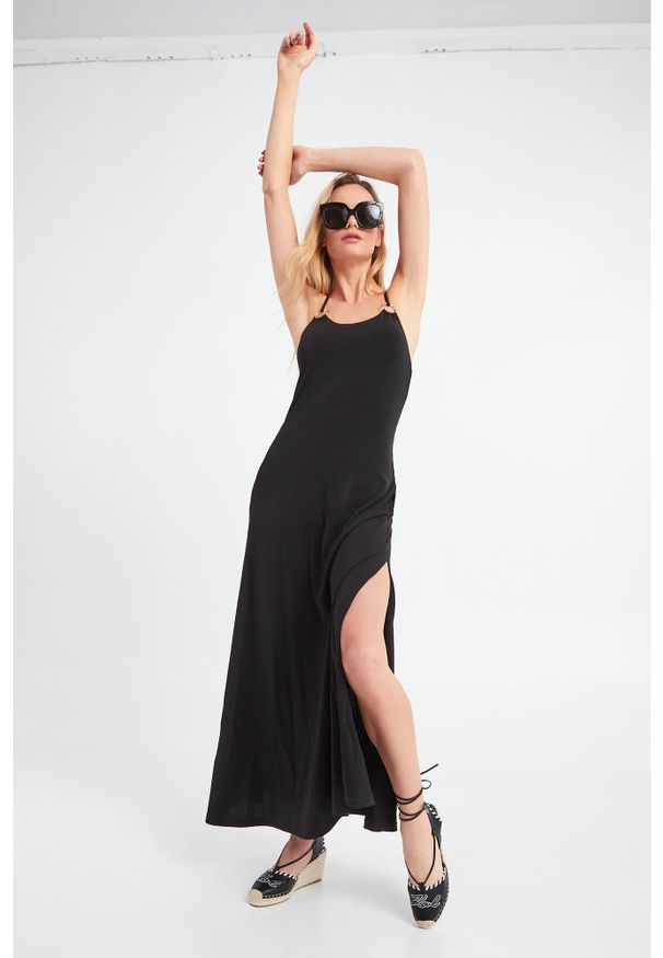 Sukienka Max Mara Beachwear maxi, elegancka, trapezowa