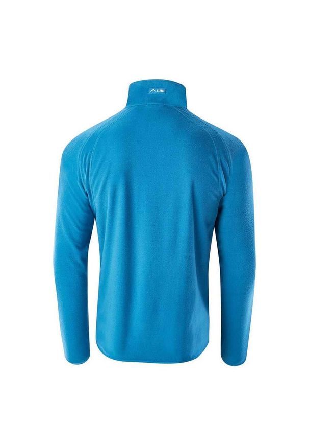 Elbrus - Męska Bluza Polarowa Carlow. Kolor: niebieski. Materiał: polar. Sport: turystyka piesza