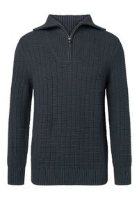 JOOP! Sweter 17 JK-15Jacobo 30047353 Granatowy Modern Fit. Kolor: niebieski. Materiał: bawełna