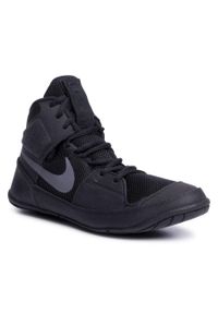 Buty Nike Fury A02416 010 Black/Dark Grey. Kolor: fioletowy. Materiał: materiał