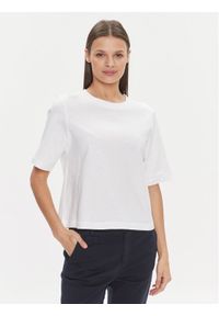 United Colors of Benetton - United Colors Of Benetton T-Shirt 3BL0E17G5 Biały Boxy Fit. Kolor: biały. Materiał: bawełna #1