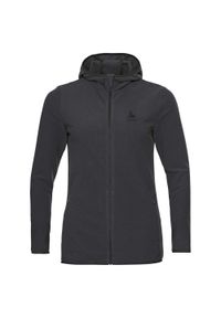 Bluza z kapturem damska Odlo Roy Mid Layer Hoody Full Zip. Typ kołnierza: kaptur. Kolor: szary, wielokolorowy, czarny. Materiał: polar. Sport: turystyka piesza #1