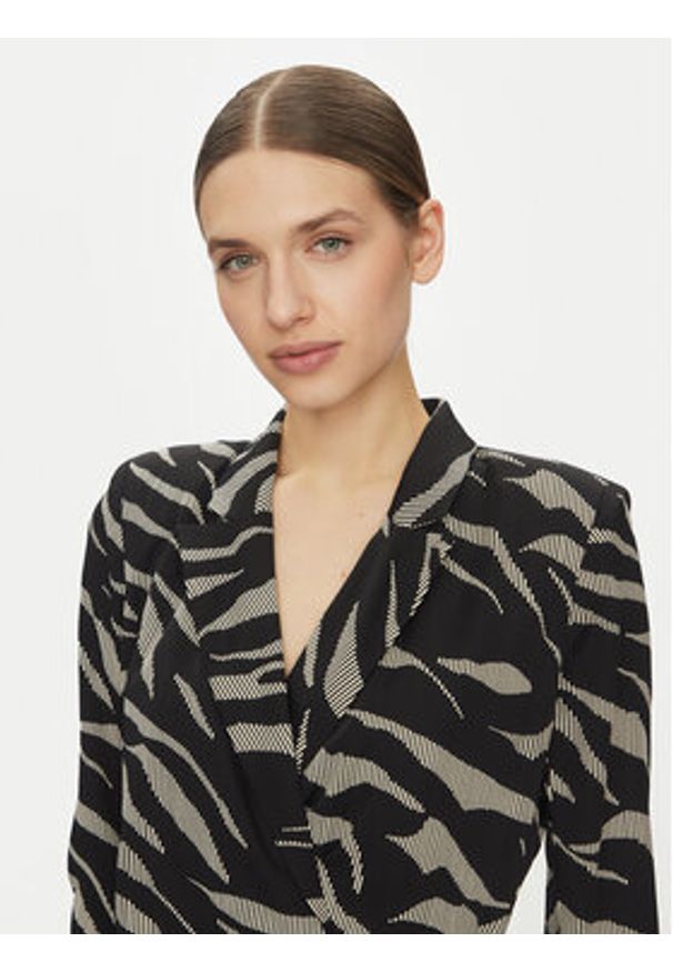 DKNY Sukienka koktajlowa DD4J6D32 Czarny Slim Fit. Kolor: czarny. Materiał: syntetyk. Styl: wizytowy