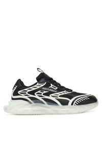 Sneakersy Just Cavalli. Kolor: czarny