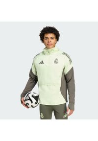 Adidas - Bluza Real Madryt Tiro 25 Competition Winterized Top. Kolor: zielony. Materiał: dresówka. Sport: piłka nożna