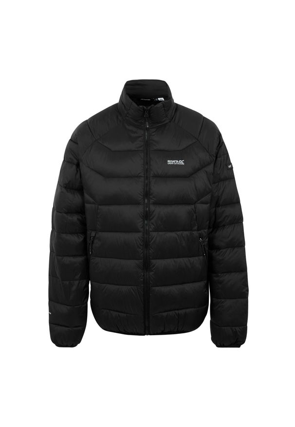 Regatta - Męska Ocieplana Kurtka Dalent. Kolor: czarny. Materiał: puch. Sport: turystyka piesza