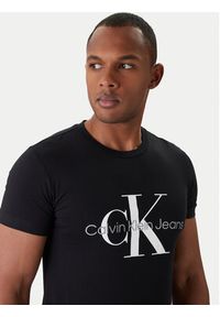Calvin Klein Jeans T-Shirt J30J320935 Czarny Slim Fit. Kolor: czarny. Materiał: bawełna #6