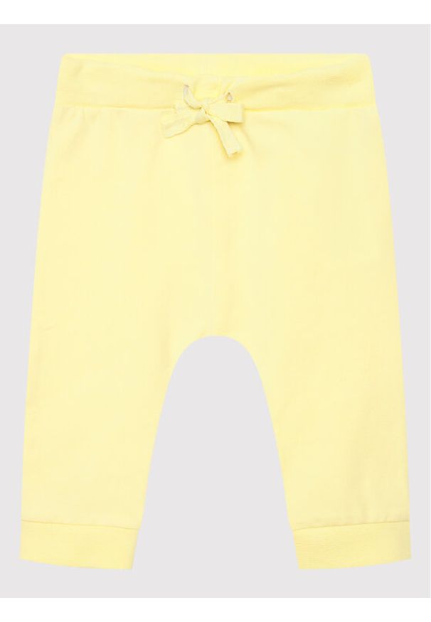 Name it - NAME IT Spodnie dresowe 13204742 Żółty Regular Fit. Kolor: żółty. Materiał: bawełna