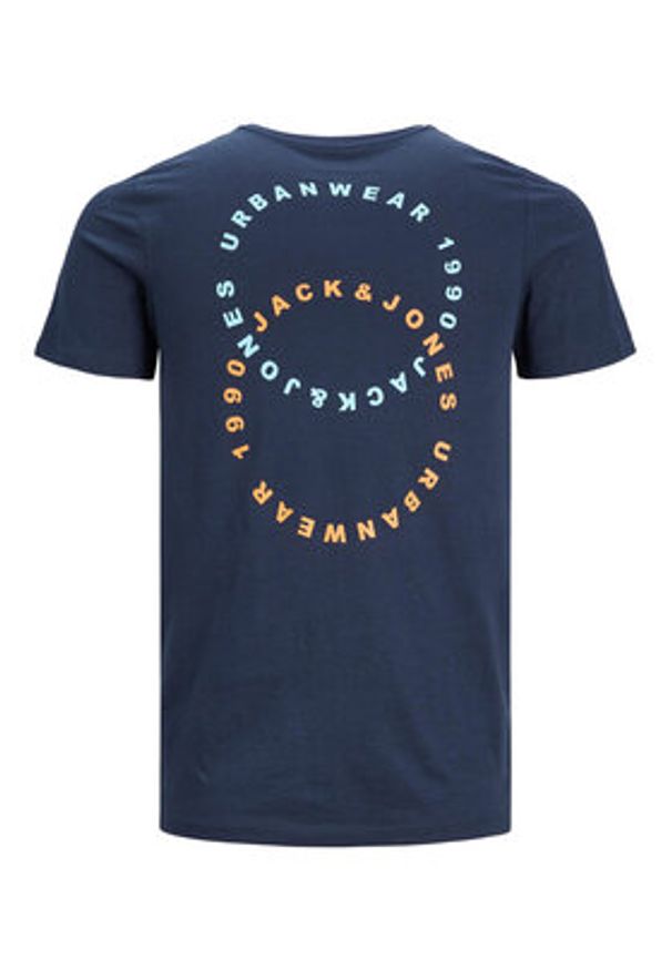 Jack & Jones - Jack&Jones T-Shirt 12235209 Granatowy Regular Fit. Kolor: niebieski. Materiał: bawełna