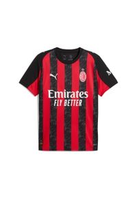 Puma - Koszulka domowa AC Milan 2025/26. Kolor: czerwony. Sport: piłka nożna