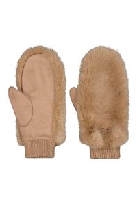 Rękawiczki Damskie Barts Fur Mitts. Kolor: brązowy. Sezon: zima. Styl: casual, sportowy #2