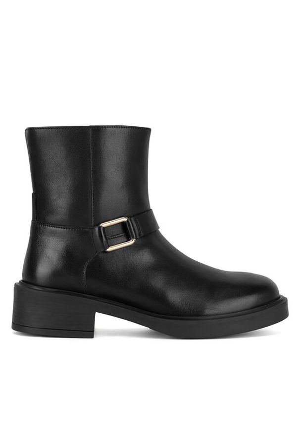 Sergio Bardi Botki WI32-E1060-02SB Czarny. Kolor: czarny. Materiał: skóra