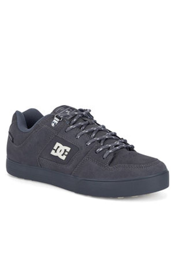DC Sneakersy PURE WNT ADYS300151-XSSW Szary. Kolor: szary. Materiał: skóra, zamsz