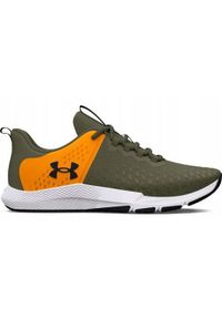 Buty do biegania męskie Under Armour Charged Engage 2. Zapięcie: sznurówki. Kolor: żółty, wielokolorowy, pomarańczowy, zielony. Materiał: materiał, syntetyk. Szerokość cholewki: normalna #1